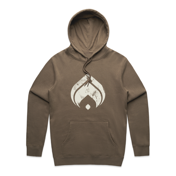 LOGO Heavyweight Hoodie - Walnut - Size M & XXL Only