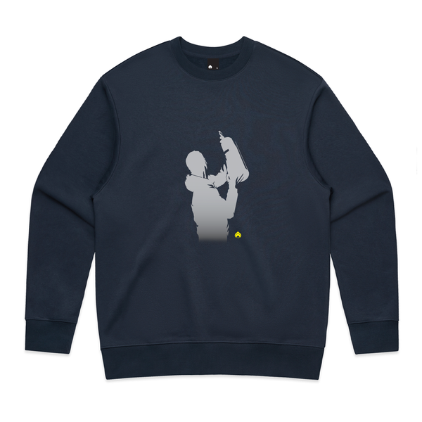 HYDRANT - OVERSIZED 400GSM HEAVY CREW - Midnight